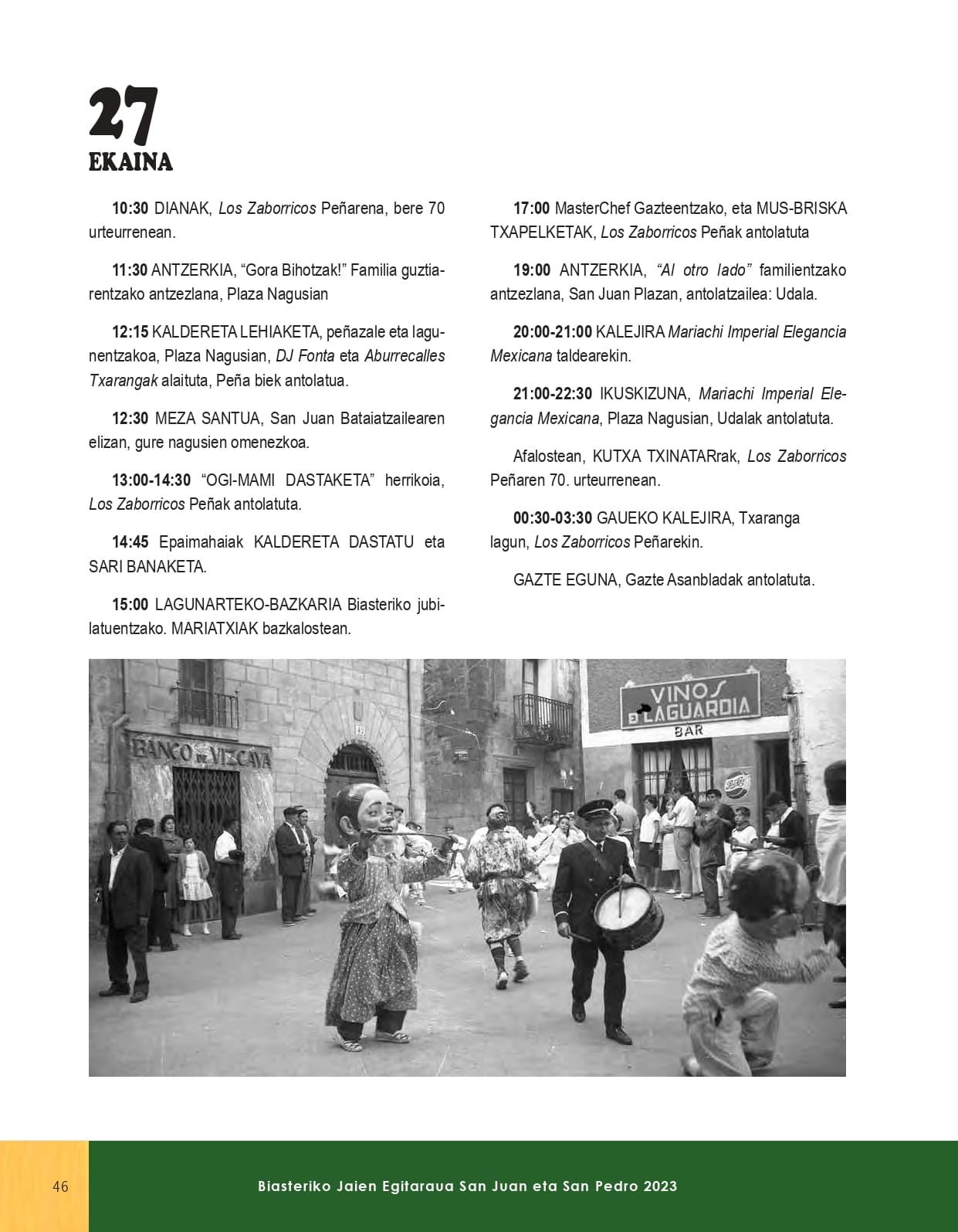 Programa de fiestas portada